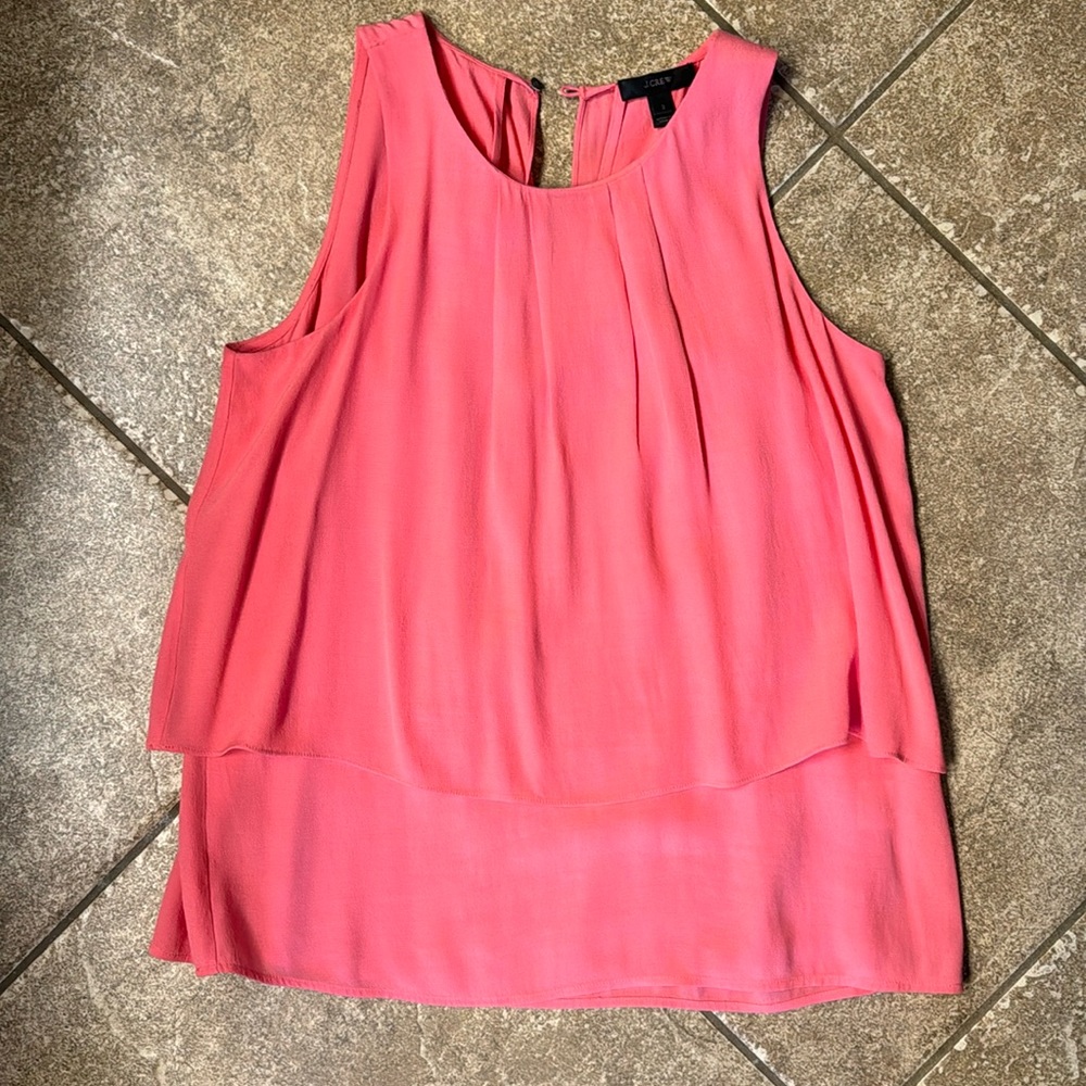 j crew tank top blouse